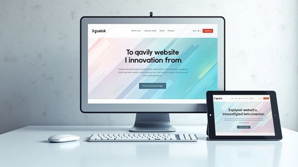 3quick web : une solution innovante pour la création de site internet rapide et efficace